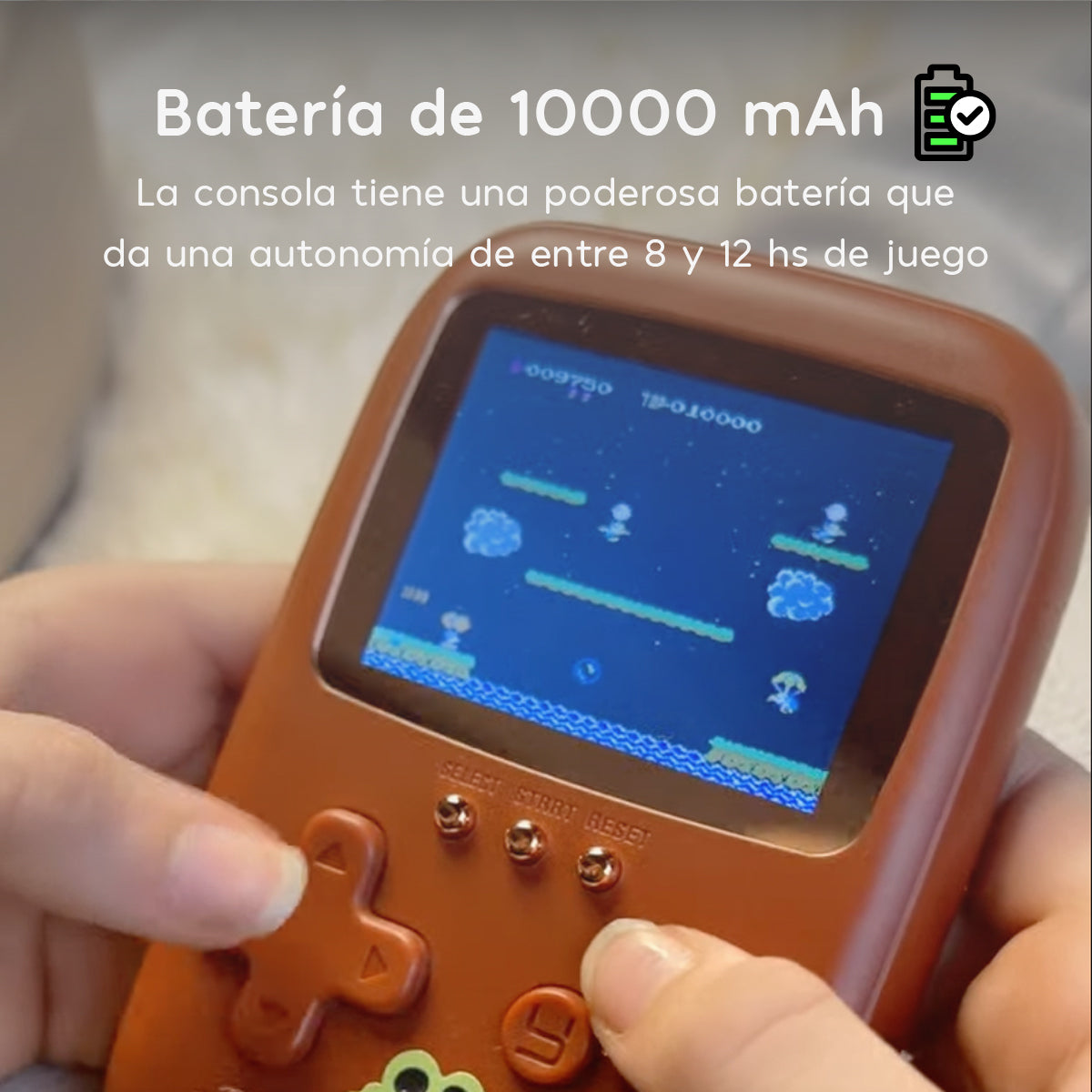 Cargador Portátil Con Videojuegos Retro Granada