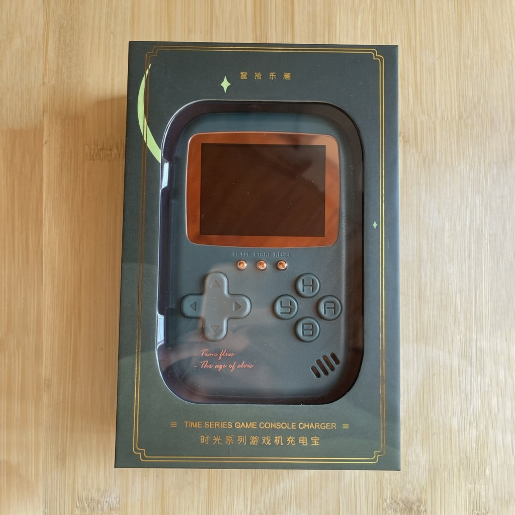 Cargador Portátil Con Videojuegos Retro Verde