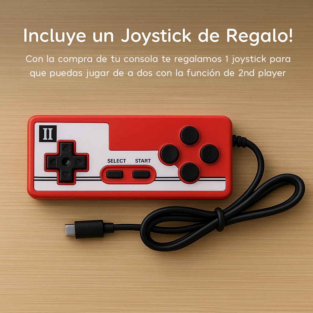 Cargador Portátil Con Videojuegos Retro Granada