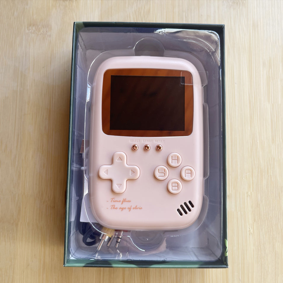 Cargador Portátil Con Videojuegos Retro Rosa